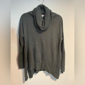 Susina cowl neck green sweater